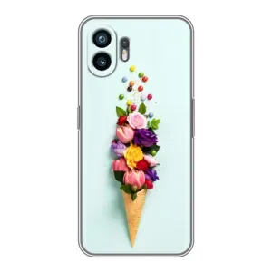 Чехлы с тематикой "ЦВЕТЫ" на Samsung Galaxy XCover7 Pro (Цветок-мороженное)