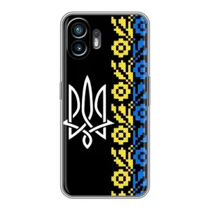 Силиконовый Чехол на Samsung Galaxy XCover7 Pro (Герб и вышыванка)