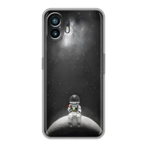 Силиконовый Чехол с принтом "Космонавты" на Samsung Galaxy XCover7 Pro (Космонавт романтик)