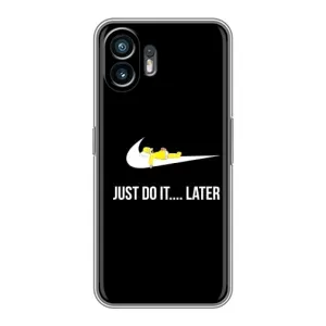 Силиконовый Чехол на Samsung Galaxy XCover7 Pro с картинкой Nike (Later)