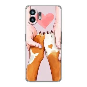 Чехол (ТПУ) Милые собачки для Samsung Galaxy XCover7 Pro (Любовь к собакам)