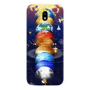 Чохол (ТПУ) з планетами на Samsung Galaxy J5 2017, (J530F европейская версия) (Арт планети)