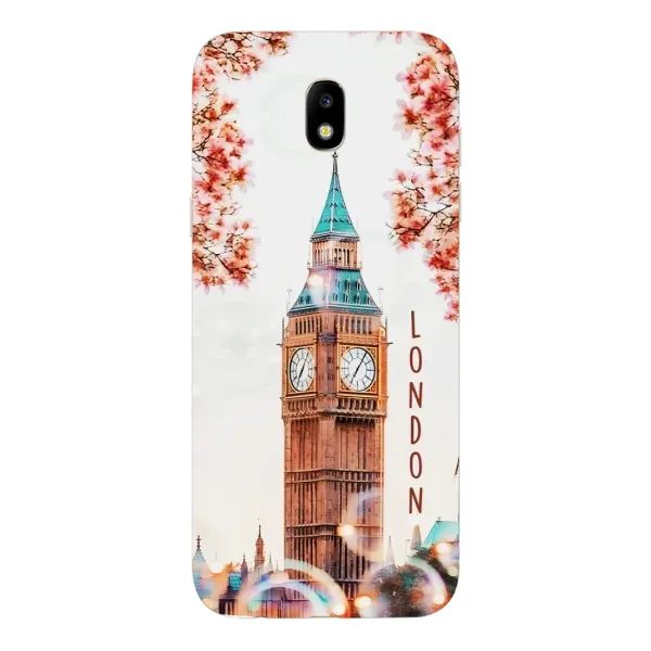 Чехол с рисунком «Часы Лондон» для Samsung Galaxy J5 2017 (J530F EU)