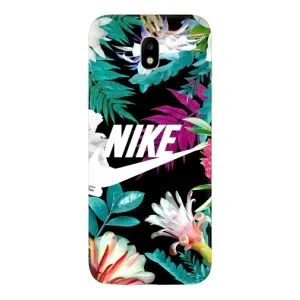 Силиконовый Чехол на Samsung Galaxy J5 2017, (J530F европейская версия) с картинкой Nike