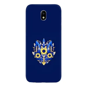 Чехол Укр Символика для Samsung Galaxy J5 2017, (J530F европейская версия) (Цветущий Герб)