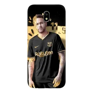 Силиконовый Чехол Samsung Galaxy J5 2017, (J530F европейская версия) (Gold Neymar)