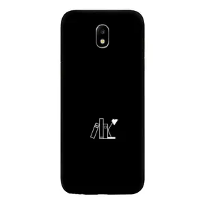 Чехол с картинками на черном фоне для Samsung Galaxy J5 2017, (J530F европейская версия) (Книжки)