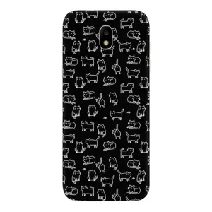 Чохол на тематику: Коти для Samsung Galaxy J5 2017 (J530F EU) (Котики на чорному)