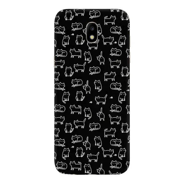Чехол с рисунком «Котики на черном» для Samsung Galaxy J5 2017 (J530F EU) Чехол с рисунком «Котики на черном» для Samsung Galaxy J5 2017 (J530F EU)
