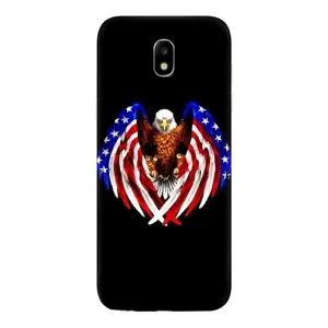 Чехол Флаг USA для Samsung Galaxy J5 2017, (J530F европейская версия) (Крылья США)