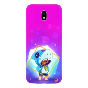 Чохол Бравл Старс для Samsung Galaxy J5 2017, (J530F европейская версия) (Леон у костюмі Акули)