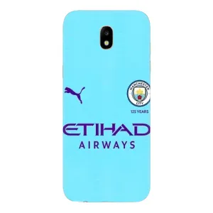 Силиконовые Чехлы принт Футбол на Samsung Galaxy J5 2017, (J530F европейская версия) (Man City)