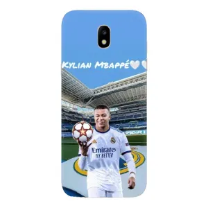 Чехол (TPU) с Футболистом на Samsung Galaxy J5 2017, (J530F европейская версия) (Mbappe Real)