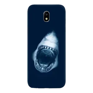 Силіконовий бампер з картинкою звірів для Samsung Galaxy J5 2017, (J530F европейская версия) (Пащу Акули)