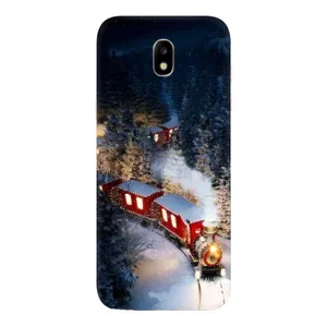 Силіконовий бампер на різдво для Samsung Galaxy J5 2017, (J530F европейская версия) (Потяг)