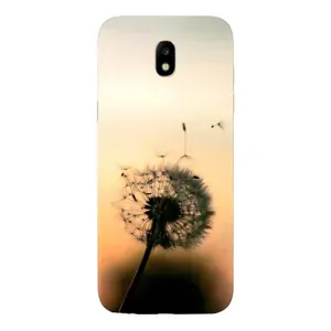 Силіконовий Чохол з кульбабками на Samsung Galaxy J5 2017, (J530F европейская версия) (Роздмухана кульбабка)