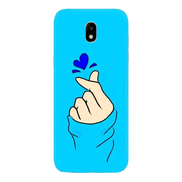 Чехол с рисунком «Сердце на синем» для Samsung Galaxy J5 2017 (J530F EU)