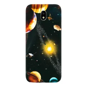 Чохол (ТПУ) з планетами на Samsung Galaxy J5 2017, (J530F европейская версия) (Вид з космосу)