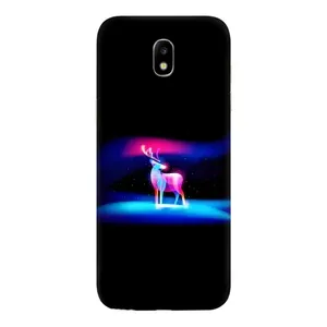 Силіконовий бампер з картинкою звірів для Samsung Galaxy J5 2017, (J530F европейская версия) (Яскравий олень)