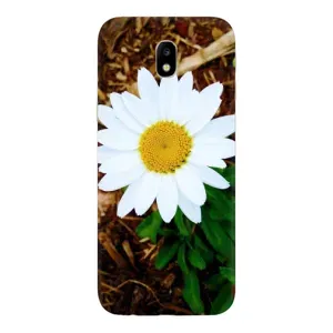 Чехол с ромашками на Samsung Galaxy J7 2017 (J730F европейская версия) (Белая ромашка)