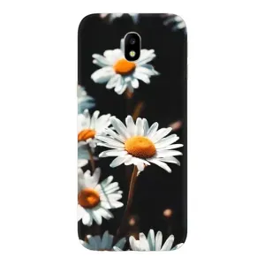 Чохол з ромашками на Samsung Galaxy J7 2017 (J730F европейская версия) (Білі ромашки)