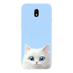 Чохол на тематику: Коти для Samsung Galaxy J7 2017 (J730F EU) (Білий кіт)