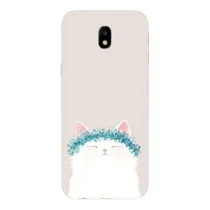 Чохол на тематику: Коти для Samsung Galaxy J7 2017 (J730F EU) (Білий котик)