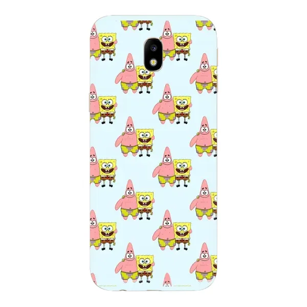 Чехол с рисунком «Боб и Патрик» для Samsung Galaxy J7 2017 (J730F EU)