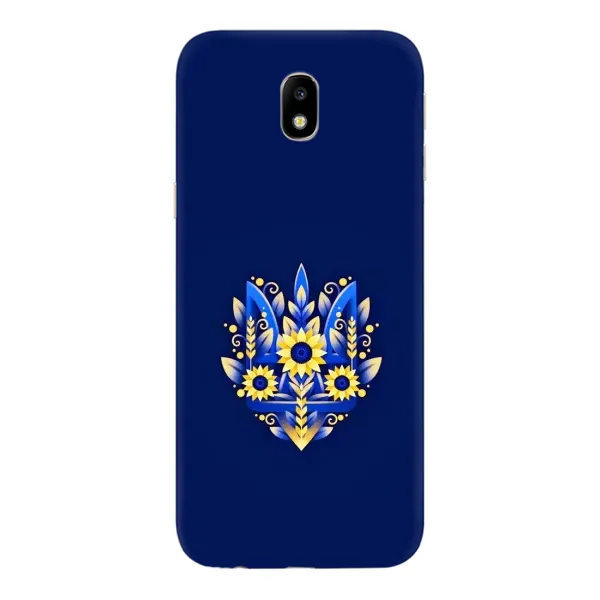 Чехол с рисунком «Цветущий Герб» для Samsung Galaxy J7 2017 (J730F EU)