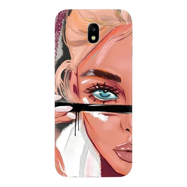 Чехол с рисунком «Девушка и ресницы» для Samsung Galaxy J7 2017 (J730F EU) Чехол с рисунком «Девушка и ресницы» для Samsung Galaxy J7 2017 (J730F EU)