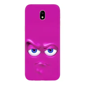 Силиконовые Чехлы (смешные стикеры) для Samsung Galaxy J7 2017 (J730F европейская версия) (Хитрая мордочка)