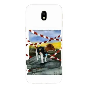 Чехол с принтом Собаки Патрон для Samsung Galaxy J7 2017 (J730F европейская версия) (Храбрый Патрон)