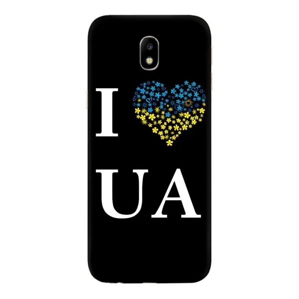 Чехол с рисунком «I Love UA» для Samsung Galaxy J7 2017 (J730F EU) Чехол с рисунком «I Love UA» для Samsung Galaxy J7 2017 (J730F EU)