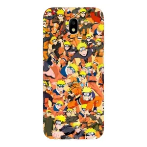 Чохли з принтом НАРУТО на Samsung Galaxy J7 2017 (J730F европейская версия) (Коллаж Наруто)
