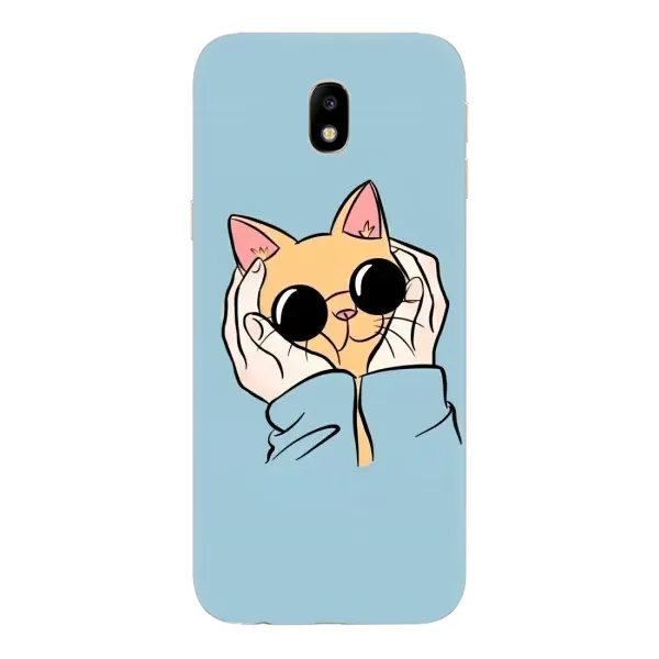 Чехол с рисунком «КОТИК в очках» для Samsung Galaxy J7 2017 (J730F EU) Чехол с рисунком «КОТИК в очках» для Samsung Galaxy J7 2017 (J730F EU)