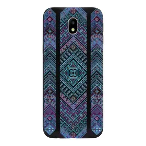 Силиконовый Чехол на Samsung Galaxy J7 2017 (J730F европейская версия) (Крутой орнамент)