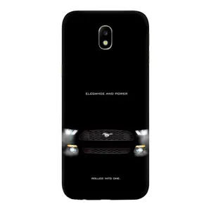 Чехлы с тематикой "Крутые машины" на Samsung Galaxy J7 2017 (J730F европейская версия) (Черный Land Rover)