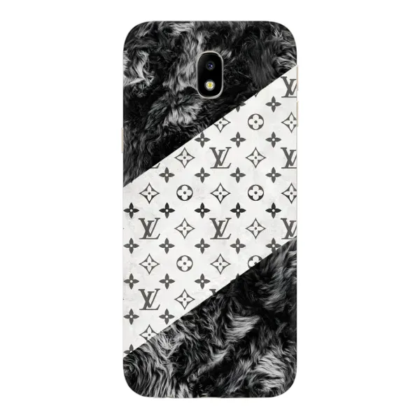 Чехол с рисунком «LV на белом» для Samsung Galaxy J7 2017 (J730F EU)