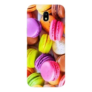 Чехол с изображением вкусной еды для Samsung Galaxy J7 2017 (J730F европейская версия) (Макаруны)