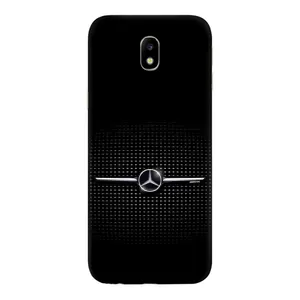 Силиконовый бампер с картинкой машины на Samsung Galaxy J7 2017 (J730F европейская версия) (Mercedes)