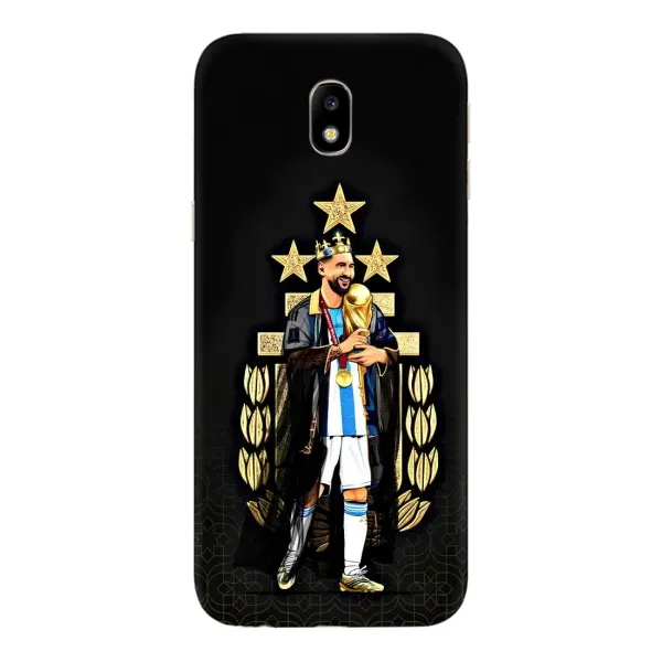 Чехол с рисунком «Месси король» для Samsung Galaxy J7 2017 (J730F EU)