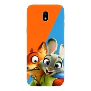 Чехлы ЗВЕРОПОЛИС для Samsung Galaxy J7 2017 (J730F европейская версия) (Ник и Хопс)
