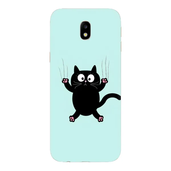 Чехол с рисунком «Падающий кот» для Samsung Galaxy J7 2017 (J730F EU) Чехол с рисунком «Падающий кот» для Samsung Galaxy J7 2017 (J730F EU)
