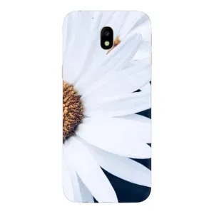 Чохол з ромашками на Samsung Galaxy J7 2017 (J730F европейская версия) (Пів ромашки)