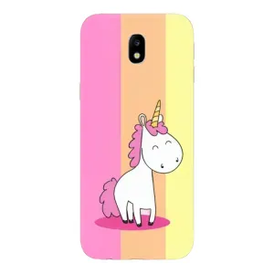 Чехол Unicorn на Samsung Galaxy J7 2017 (J730F европейская версия) (Радужный Единорог)