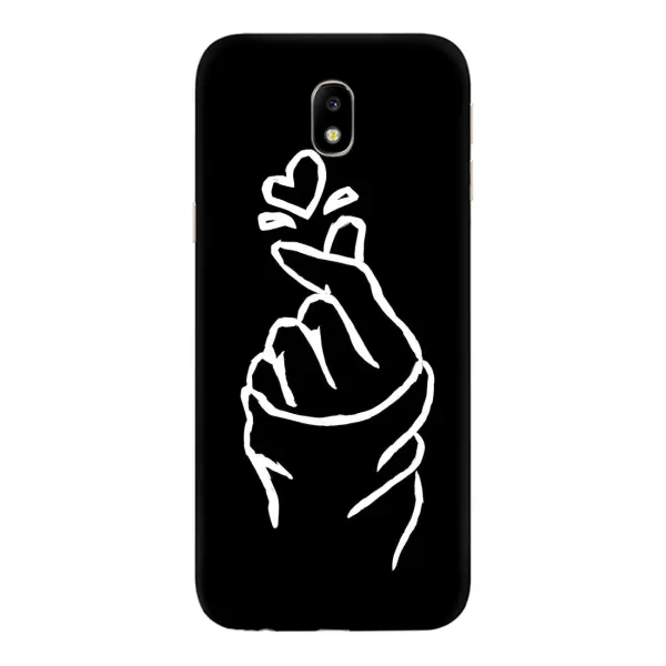 Чехол с рисунком «Сердце на черном» для Samsung Galaxy J7 2017 (J730F EU) Чехол с рисунком «Сердце на черном» для Samsung Galaxy J7 2017 (J730F EU)