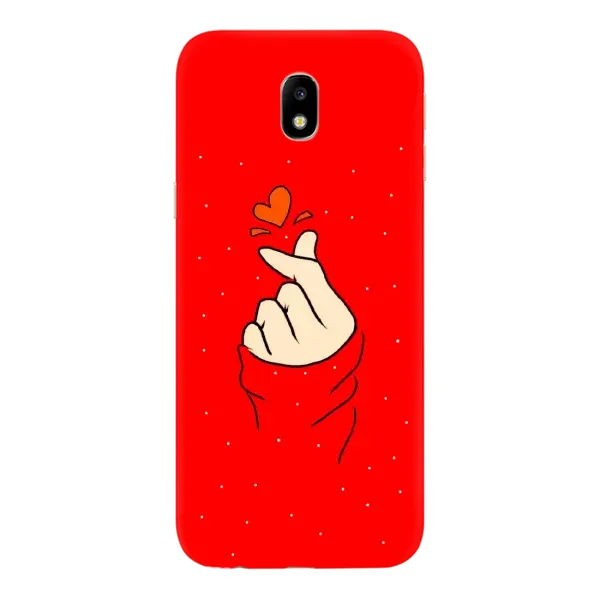 Чехол с рисунком «Сердце на красном» для Samsung Galaxy J7 2017 (J730F EU) Чехол с рисунком «Сердце на красном» для Samsung Galaxy J7 2017 (J730F EU)