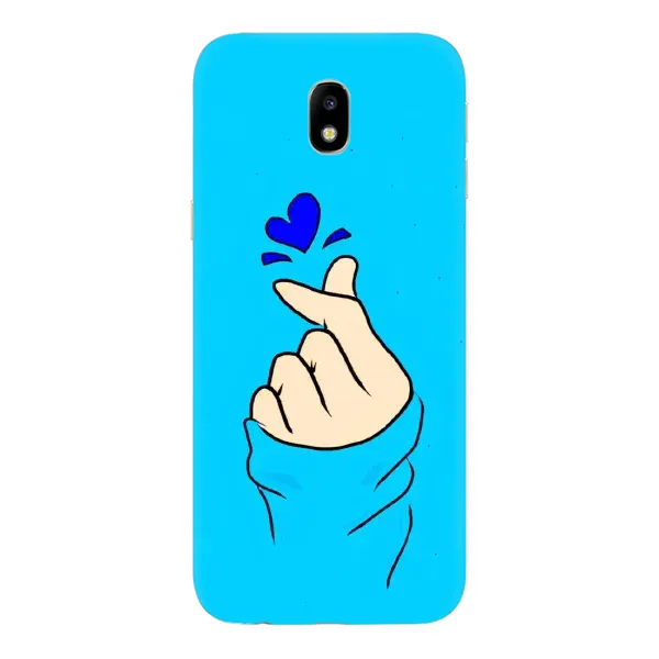 Чехол с рисунком «Сердце на синем» для Samsung Galaxy J7 2017 (J730F EU) Чехол с рисунком «Сердце на синем» для Samsung Galaxy J7 2017 (J730F EU)