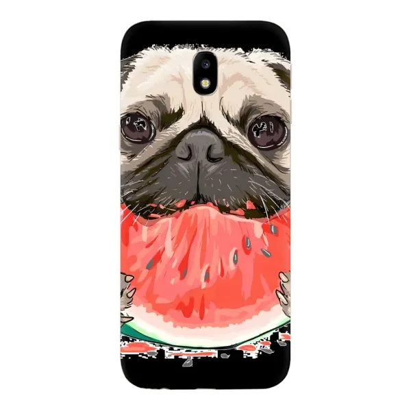 Чехол с рисунком «Смешной Мопс» для Samsung Galaxy J7 2017 (J730F EU) Чехол с рисунком «Смешной Мопс» для Samsung Galaxy J7 2017 (J730F EU)