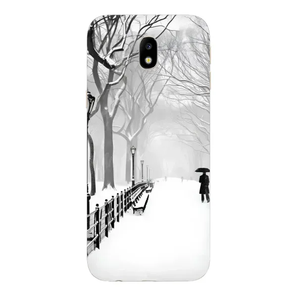 Чехол с рисунком «Снегом замело» для Samsung Galaxy J7 2017 (J730F EU)